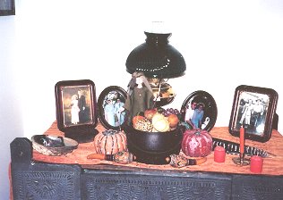 Foyer altar for November