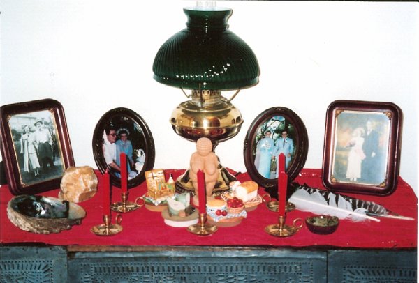 Lammas Altar in Foyer