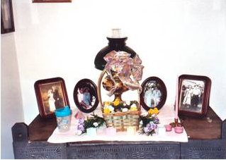 Ostara altar